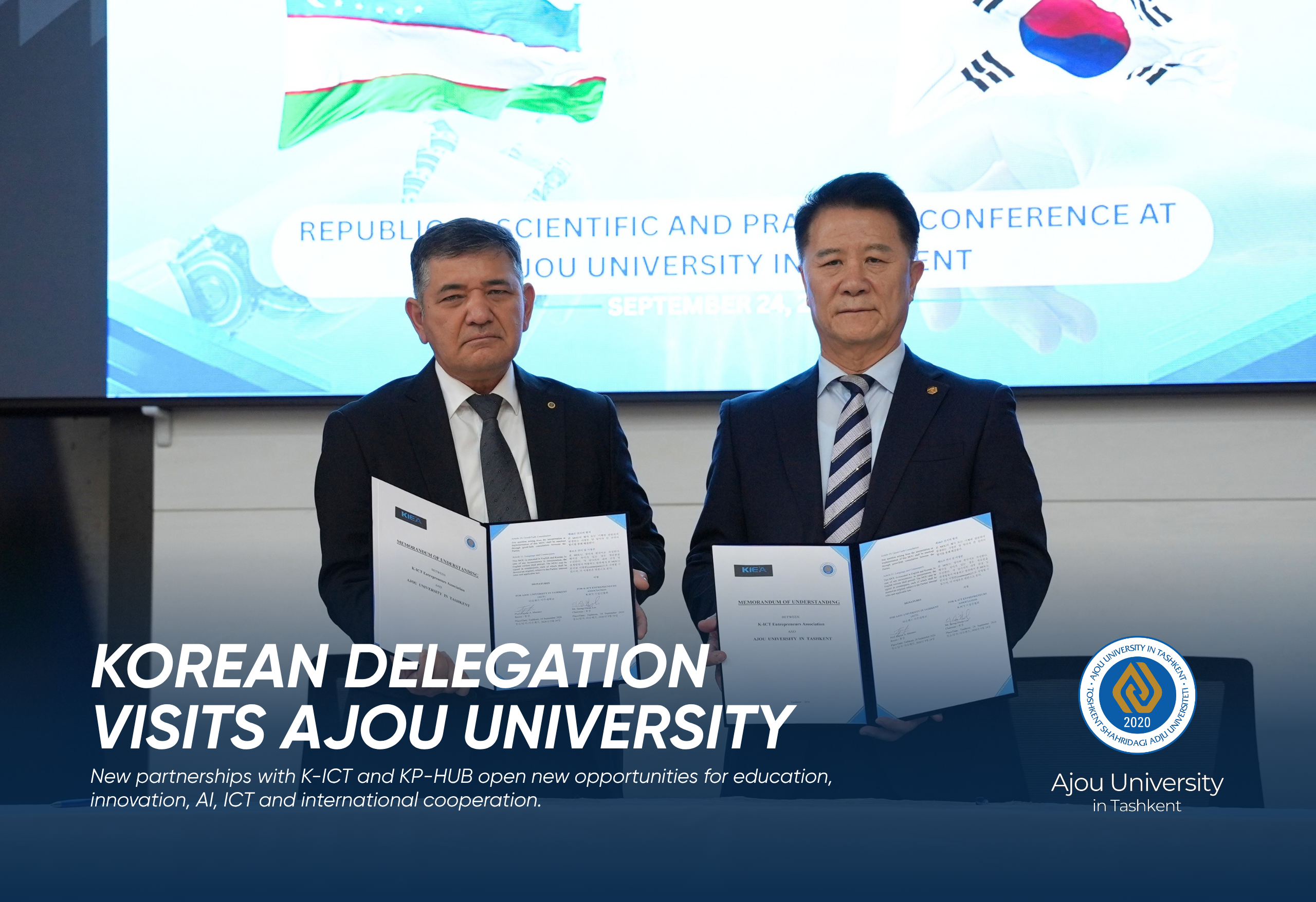 Delegation from the Republic of Korea at Ajou University