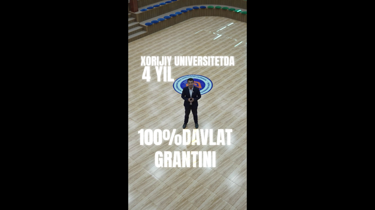  Koreya universitetida davlat granti asosida o‘qing!